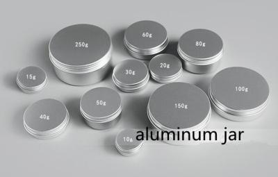 China Aluminiumkosmetischer LuxusCremetiegel 10g 15g 20g 30g 40g 50g 60g 80g 100g 150g 250g China-Herstellers zu verkaufen