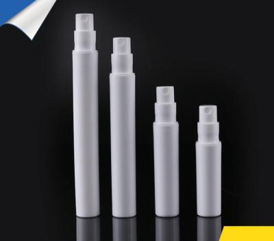 China PP 2ml 3ml 4ml 5ml white plastic pp sprayer pump  bottle small perfume bottle for sale