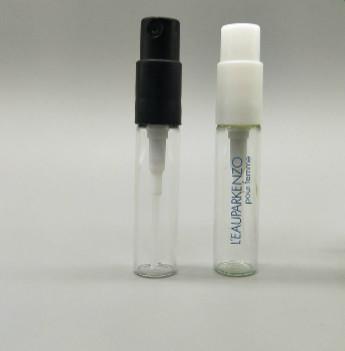 China Perfume Trial Bottle Perfume test bottle with Spray 1ml 2ml 3ml 4ml 5ml for sale