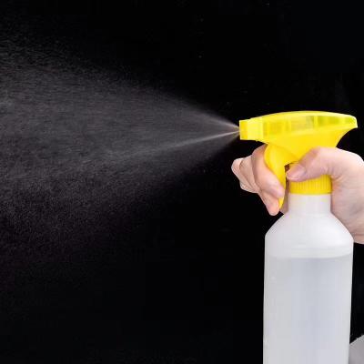 China 500ml Plastic Alcohol disinfectant Spray gun  Bottle for sale