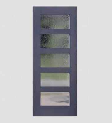 China Decoration Shaker Style Bathroom Frosted Glass Doors Gray Paint Wooden Door Designs With Glass for sale