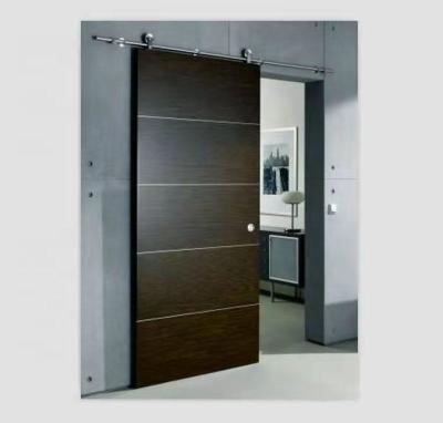 China Modern Flush Wood Decoration Barn Doors Sliding Bathroom Doors for sale