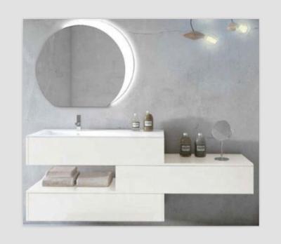 China Modern High Gloss Modern Bathroom Vanity With Mirror for sale