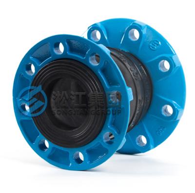 China NR DN100x80 Reducer Concentric Pipe Rubber Expansion Joint Rubber Elastic Common Safety And Noise Reduction for sale