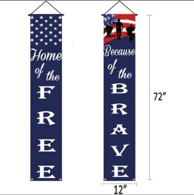 China American Independence Day door banner party props 2023 Independence Day couplet festival party decoration new for sale