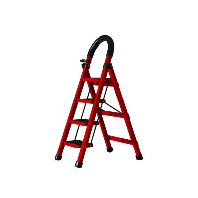 China Folding Ladders Factory Direct Sale Household Ladder Folding Ladder Handrail Three-Step Herringbone Ladder for sale