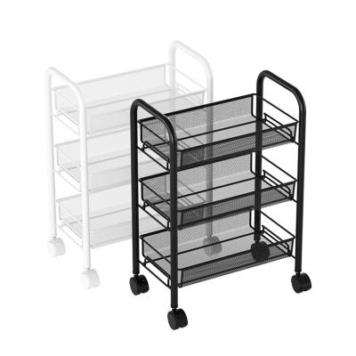 China Sustainable Portable Folding Camping Kitchen Cart Vending Utility Metal Basket Vegetable Storage Hot Cart for sale