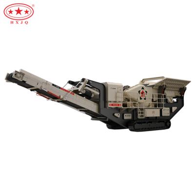 China Heavy Construction Equipment Hydraulic Crawler Impact Crusher For Coal/Slag/Clay/Quartz/Limestone Granite Concrete for sale