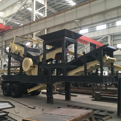 China Road Construction Mini Mobile Crusher Plant With Mobile Small Crusher for sale