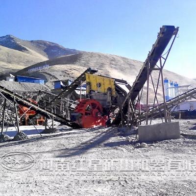 China Road construction 200 tph machinery construction equipment, crushing screening plant, artificial stone production line for sale