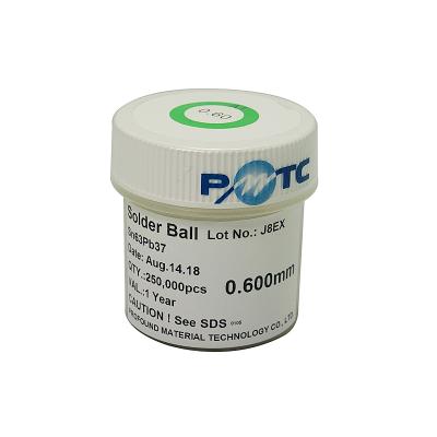 China LY PMTC BGA Rework Kit Solder Ball 250K 0.6mm Leaded Tin Solder Balls reballing for BGA reballing for sale