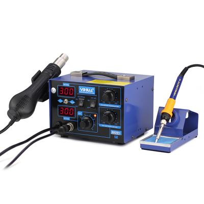 China Factory BGA machine 750W 2 in 1 station system YIHUA 862D+ air gun hot desoldering soldering station for sale