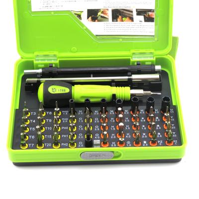 China HJQ-8921 Plastic Multi Purpose Precision Magnetic Screwdriver 53 In 1 Set Precision Screwdriver Tool Kit For Phone Repair Screwdriver for sale