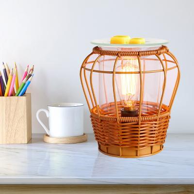 China Eco - Friendly Electrictric Tea Light & Oil Melt Wax Warmer Wood Burner for sale