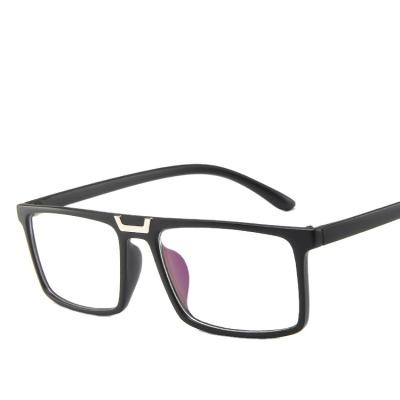 China Prevent myopia 2422 men business flat mirror china glasses frames retro square change for sale