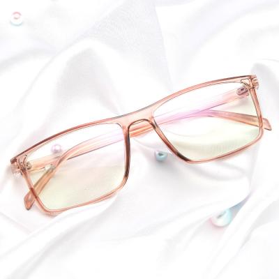 China Prevent Myopia 2429 Pilot New Double Beam Mirror Art Retro Optical Frames Flat Rectangular Computer Glasses for sale