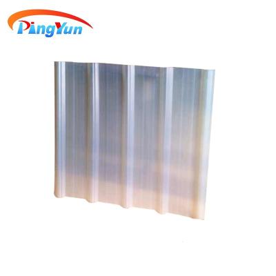 China Industrial Clear Plastic Roof Panel Long Span Translucent Roof Tile for sale