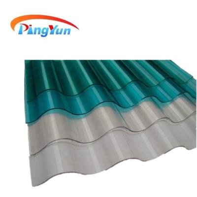 China Corrosion Resistance 100% Corrugated Clear Color Bayer Polycarbonate Sheet PC Sheet For Home for sale