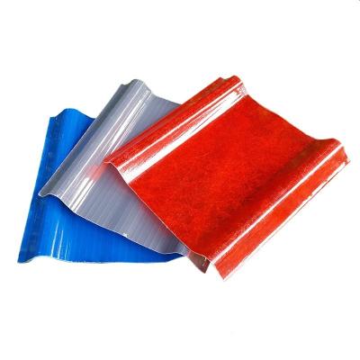 China Excellent impact resistance traditional lightweight transparent frp roof sheet for warehouse daylighting for sale