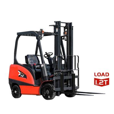 China 3 Ton Electric Four Wheel Small Warehouse Hotels Forklift Hydraulic Forklift 2 Ton Pusher for sale