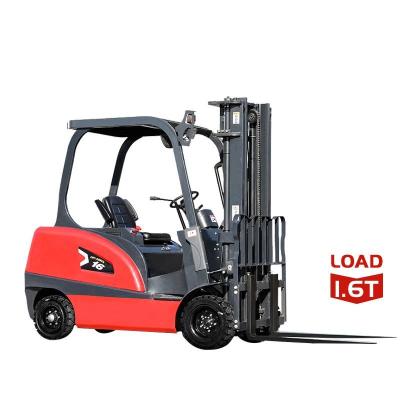 China Best Selling Hotels 1.6 Ton Electric Forklift Stacker Truck for sale