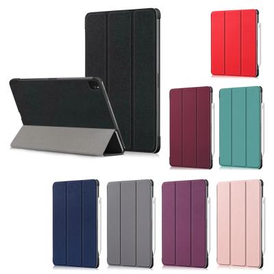 China Empty PU Flip Case Smart Leather Cover For Apple Ipad 2020 2021 Air Automotive 4 Wake Sleep for sale