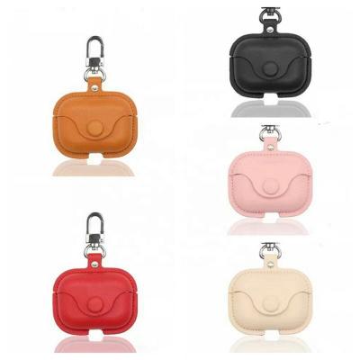 China Anti-drop PU Leather Cover Protective Bag Earphone Accessory For Apple Airpods Pro Case 3 for sale