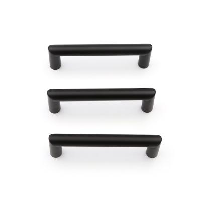 China Mid Century Modern Stainless Steel Metal Hidden Drawer Hardware Sideboard Pulls for sale