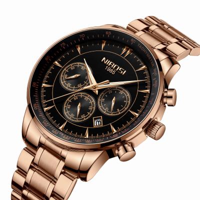 China Luxury Waterproof Military Wrist Watch 2351 Relogio Masculino Saat Top Brand Sport Quartz Clock Watches Gold Date NIBOSI Automatic Watch Men for sale