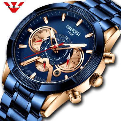 China New Arrival NIBOSI Date Automatic Men Watch Top Brand Fashion Watches Relogio Masculino Quartz Military Wristwatches Hot Clock for sale