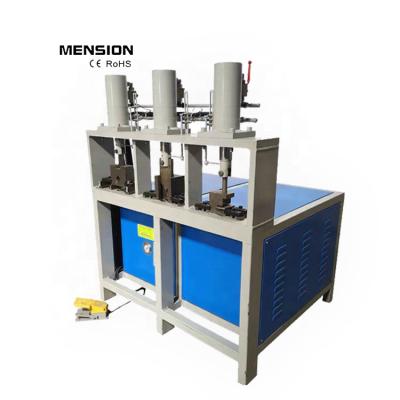 China Building Material Shops 3 Workstations Semi Automatic Pipe Hole Punching Machine Manual Electric Hydraulic Hole Punching Cutting Machine Sale for sale