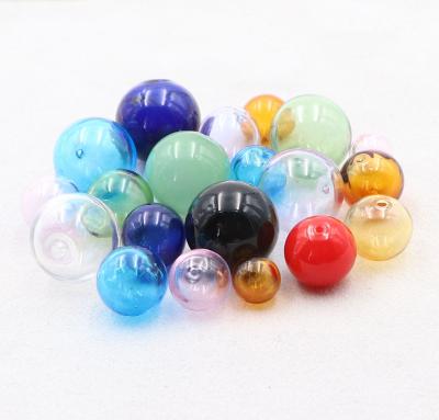 China Mini Aromatherapy Repellent Essential Oil Diffuser Liquid Container Wholesale Hand Diffuser Crystal Glass Bulk Scented Aroma Swollen Beads With Single Hole For Metal Magic Box Necklace for sale