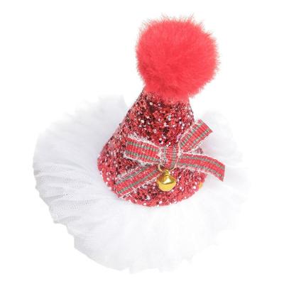 China Girl Hair Decoration Christmas Ornaments Dress Up With Cute Cartoon Hairpins On Children's Mini Hats And Duck Bills for sale