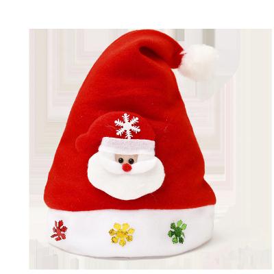 China Christmas Decorations Christmas Decorations Christmas Cartoon Decals Christmas Hats for Kids and Adults for sale