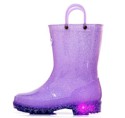 China Fashion festival rain boot warm funny shoes\winter popular wholesale comfortable\durable LED for girls and boys for sale