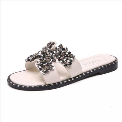 China Fashion \ comfortable woman fashion female wedding outdoor popular flat shoes sandal for sale