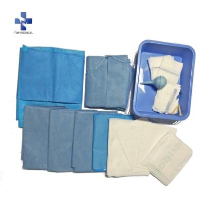 China Best Selling Sterile Obstetrics Hospital Disposable Kit C-section Surgical Package for sale