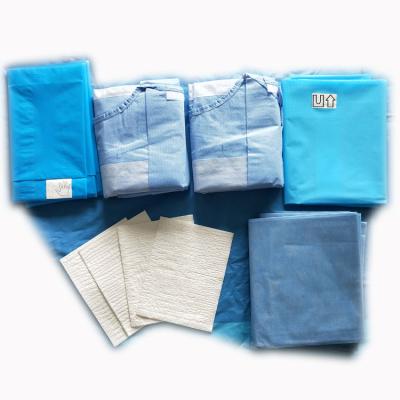 China Disposable Orthopedic Angiography Sergery Hospital Surgical Drapes Shoulder Pack for sale