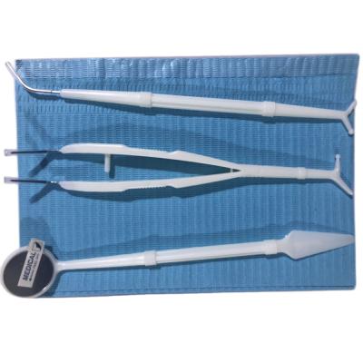 China Dental High Quality Surgical Disposable Clinic Or Hospital Tool Dental Examination Set for sale