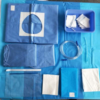 China For Cesarean Section Use Disposable Surgical Obstetric Cesarean Drape Package Medical Sterile EO Products For Hospital Use for sale