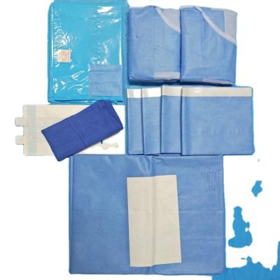 China Factory Surgical Supply Hospital OEM Disposable Sterile Surgical Laparotomy Drape for sale