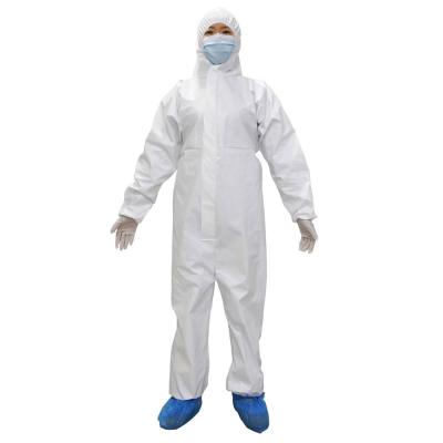 China SMS Protective Disposable Protective Nonwoven Microporous Coverall for sale