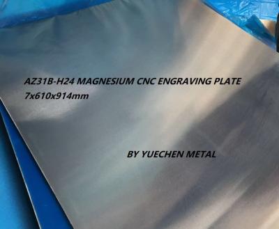 China Good flatness AZ31 Magnesium engraving sheet for embossing Magnesium Tooling Plate hot stamping for sale