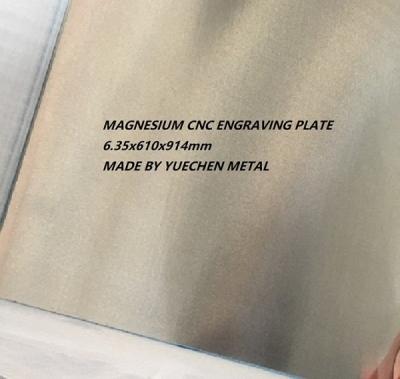 China AZ31B-O Magnesium plate sheet for CNC Engraving AZ31B-0 Magnesium Tooling Plate for embossing for sale