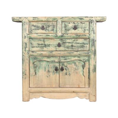 China (Size) Adjustable Chinese Antique Recycle Wooden Antique Hand Painted Cabinet for sale