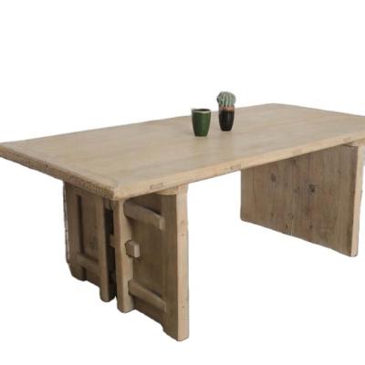 China 2021 New Design Fashion Kitchen Furniture Adjustable Dining Table Wooden Table Top(Height) for sale