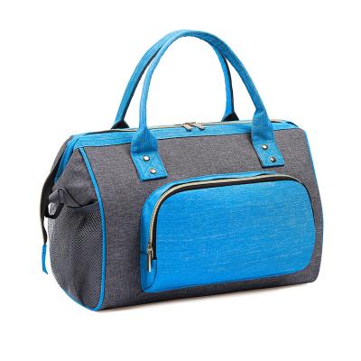 China Outdoor/sportsFashion Casual Adjustable Shoulder Strap Insulated Reusable Lunch Bag Large Waterproof Thermal Insulated Lunch Bag for sale