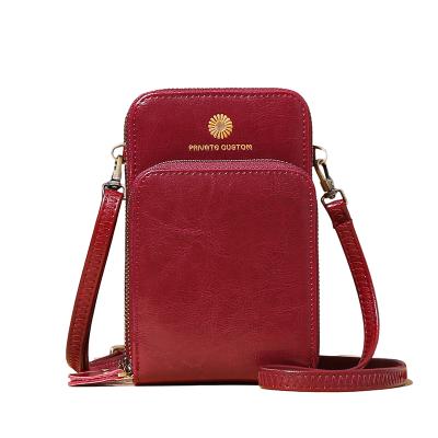 China 2022 New Fashion Zipper Messenger Bag Coin Purse ID Bag Mobile Phone Bag for sale