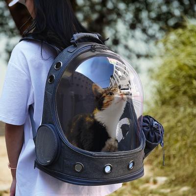 China Sustainable Hot Selling Transparent Portable Breathable Dog Bag Pet Bag Backpacks Out Carrier for sale