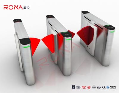 China Security LED Directional Indicator Flap Barrier Turnstile  For Office Building With CE Approved for sale